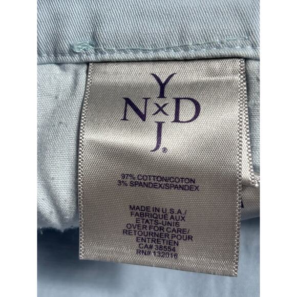 NYDJ Capri Jeans Womens Size 16 Light Mint Lift Tuck Technology High Rise - Picture 4 of 10